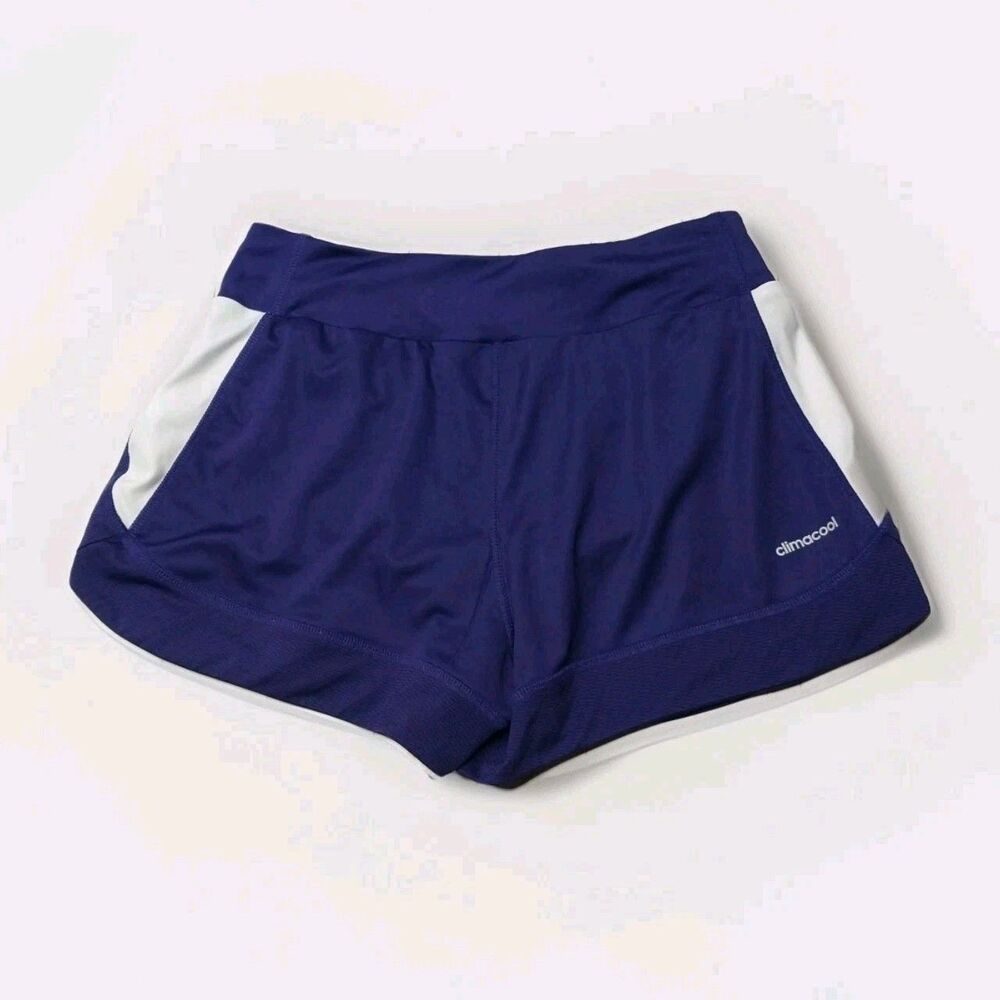 Adidas Climacool Womens Lined Running Shorts Size XS Purple Athletic Workout